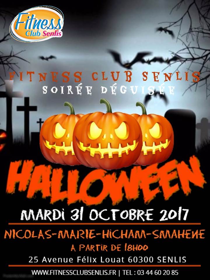 Soirée Halloween le 31 Octobre 2017